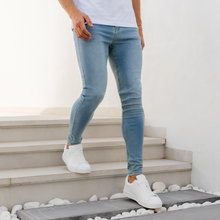 Luca Skinny Stretch - Signature Light Blue