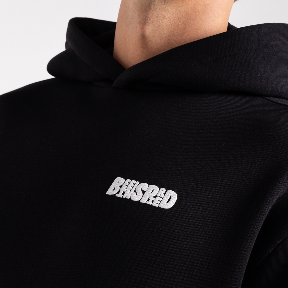 Aguirre Hoodie - Black/Aqua