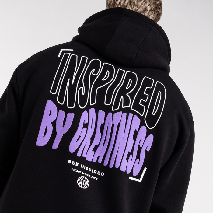 Aguirre Hoodie - Black/Purple