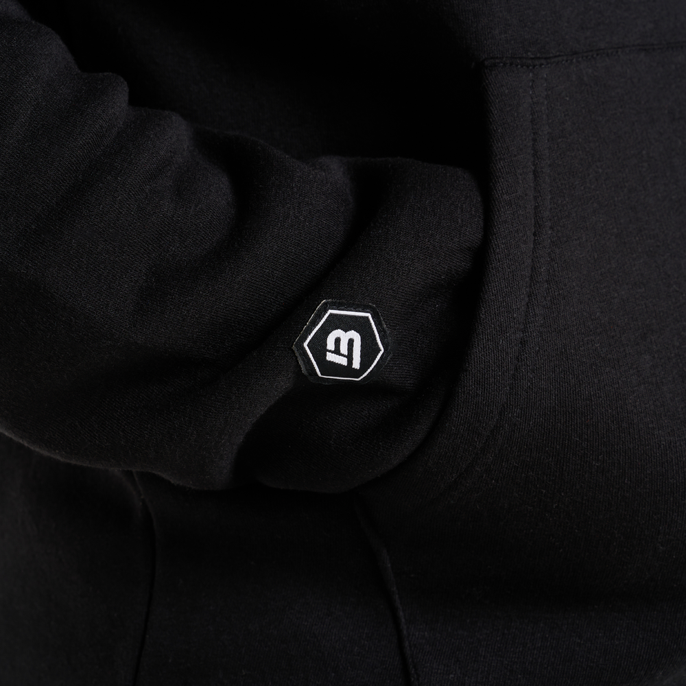 Diallo Zip Hoodie - Black