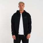 Diallo Zip Hoodie - Black